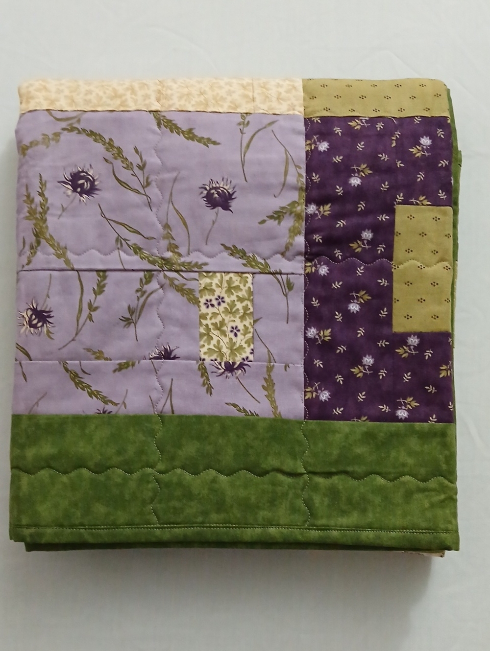 Homemade Botanical Quilt